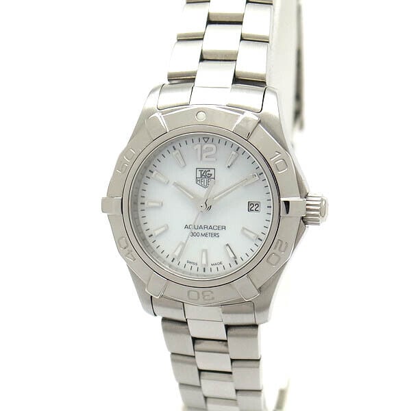 TAG HEUER AQUARACER WAF1414.BA0812 Ladies Watch: TAG HEUER AQUARACER WAF1414.BA0812 Ladies Watch Type: wristwatch ``AQUARACER'' is convenient for everyday use with its generous waterproofness and sporty design. The dial uses a white shell giving it