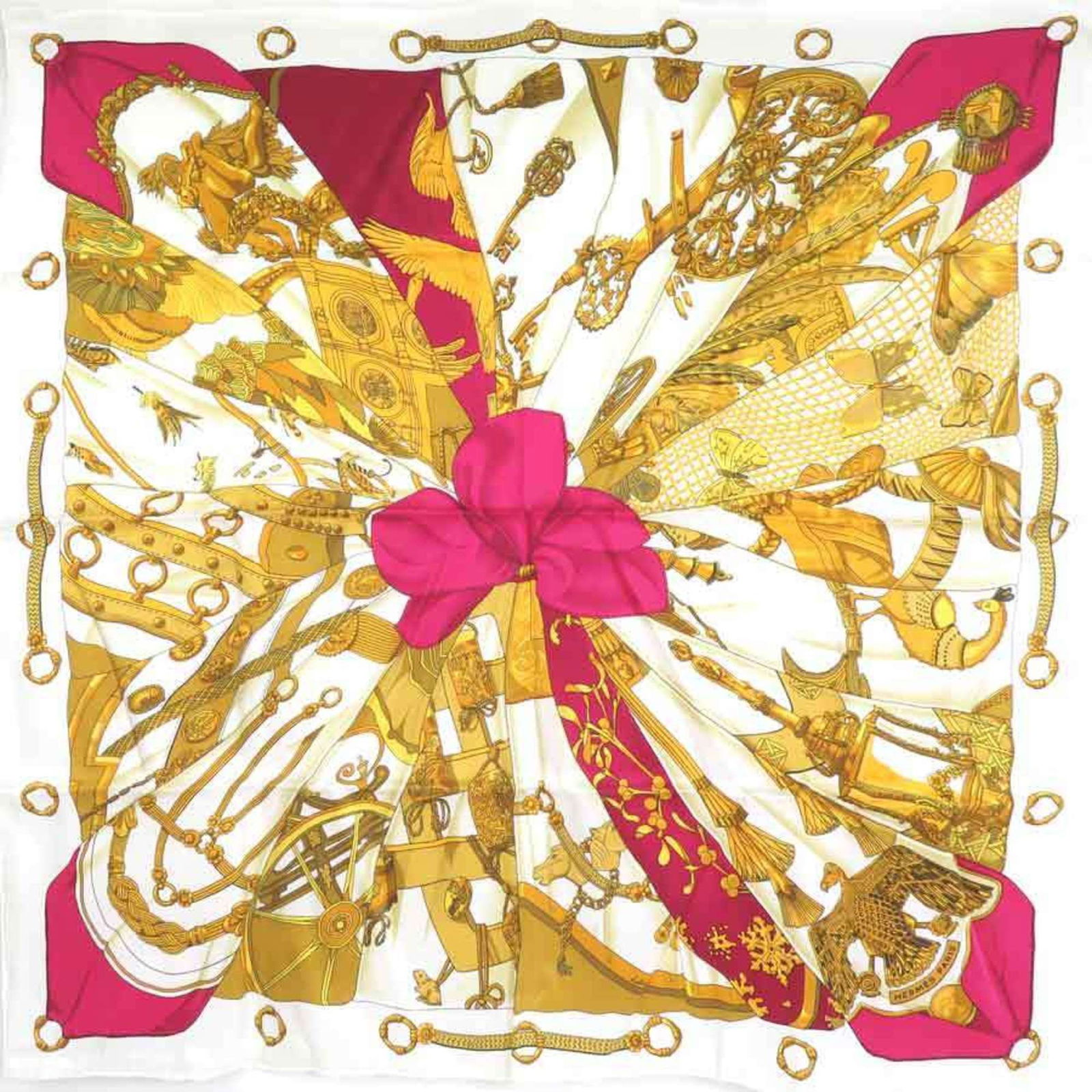 HERMES Scarf Muffler Carre 70 Soleil de Soie Silk Sun Ivory x Multicolor Ladies: HERMES Scarf Muffler Carre 70 Soleil de Soie Silk Sun Ivory x Multicolor Ladies Brand: Hermes Type: Scarf Gender: Women Color: Ivory Multi-color Material: Silk Silk: Size (LxW): 67cm x 66cm / 26.37 x