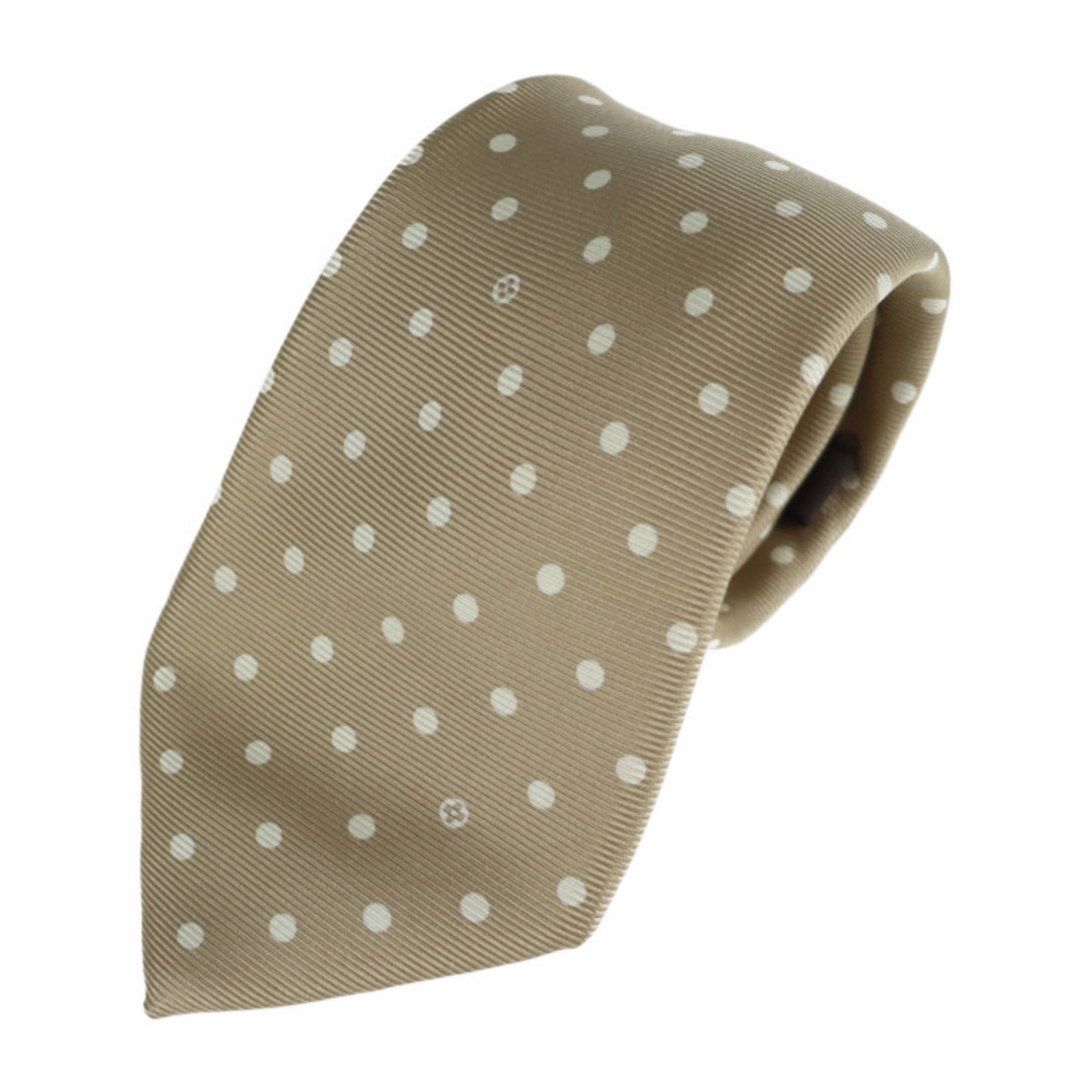 LOUIS VUITTON Louis Vuitton Necktie Silk Beige Dot Pattern Apparel Accessory: LOUIS VUITTON Louis Vuitton Necktie Silk Beige Dot Pattern Apparel Accessory Brand: Louis Vuitton Type: Cravat Style: Business Fashion Formal Wedding Gender: Men Color: Beige Material: Silk Silk: Widt