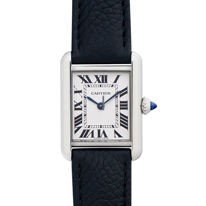 Cartier Tank: Cartier Tank Brand: Cartier Model: Tank Dealer product code: 33627A Movement: Quartz Case material: Steel Bracelet material: Leather Year of production: Unknown Condition: New(Unworn without any signs