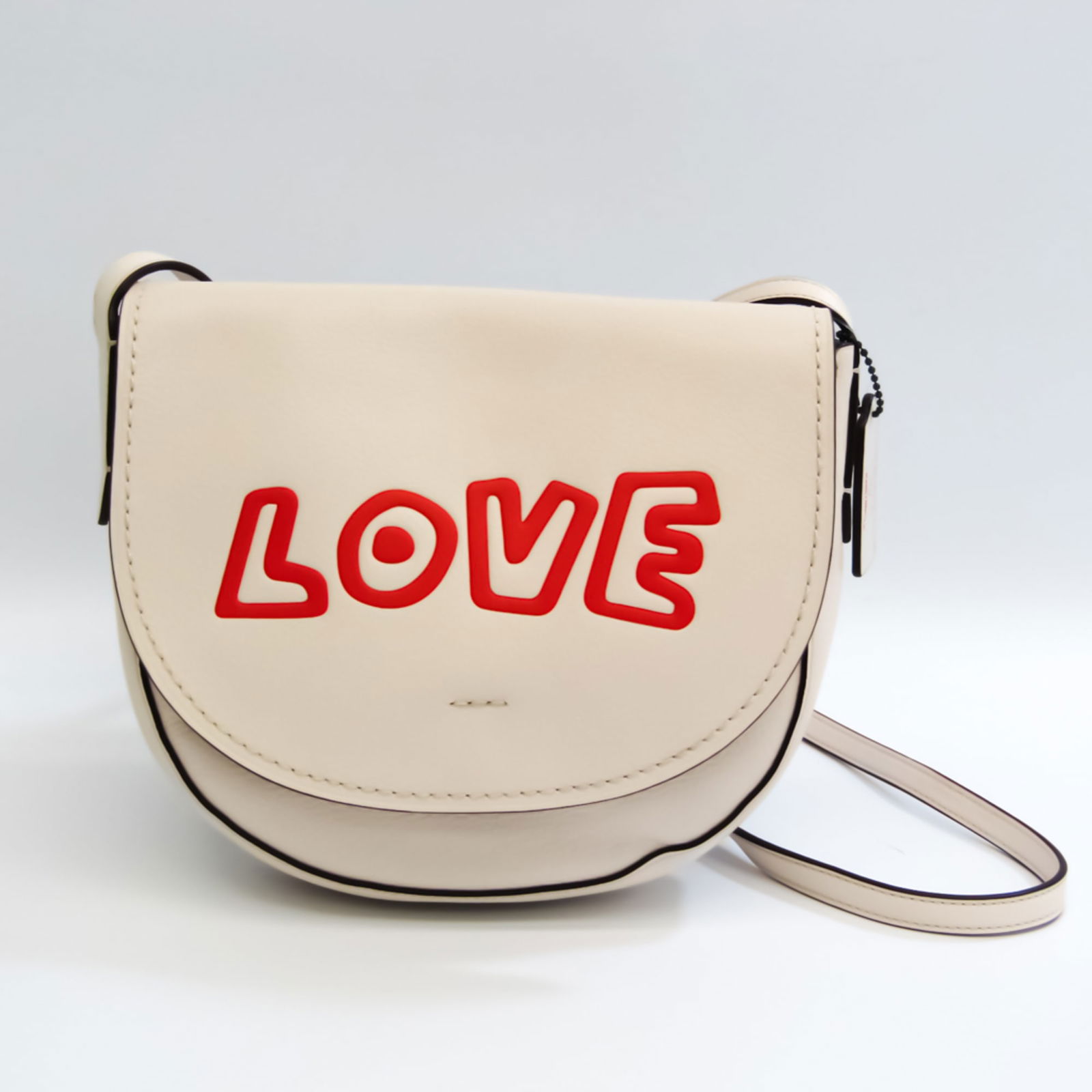 Coach Keith Haring Collaboration F11784 Women's Leather Shoulder Bag Off-white: Coach Keith Haring Collaboration F11784 Women's Leather Shoulder Bag Off-white Brand: Coach Model: Keith Haring Collaboration F11784 Country of Origin: Philippines Type: Shoulder bag Material: Leather