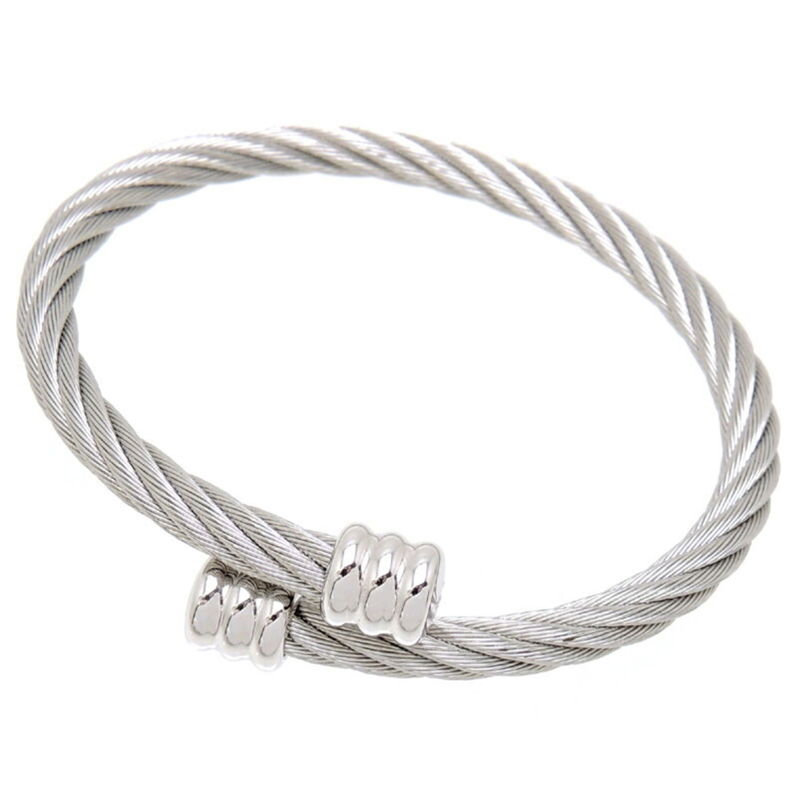 Philippe Charriol Charriol Wire Women's/Men's Bracelet Stainless Steel: Philippe Charriol Charriol Wire Women's/Men's Bracelet Stainless Steel Brand: Philippe Charriol Model: DH77210 Type: Charm bracelet Gender: Women Material: Stainless steel Color: Silver Width: 5cm / 1