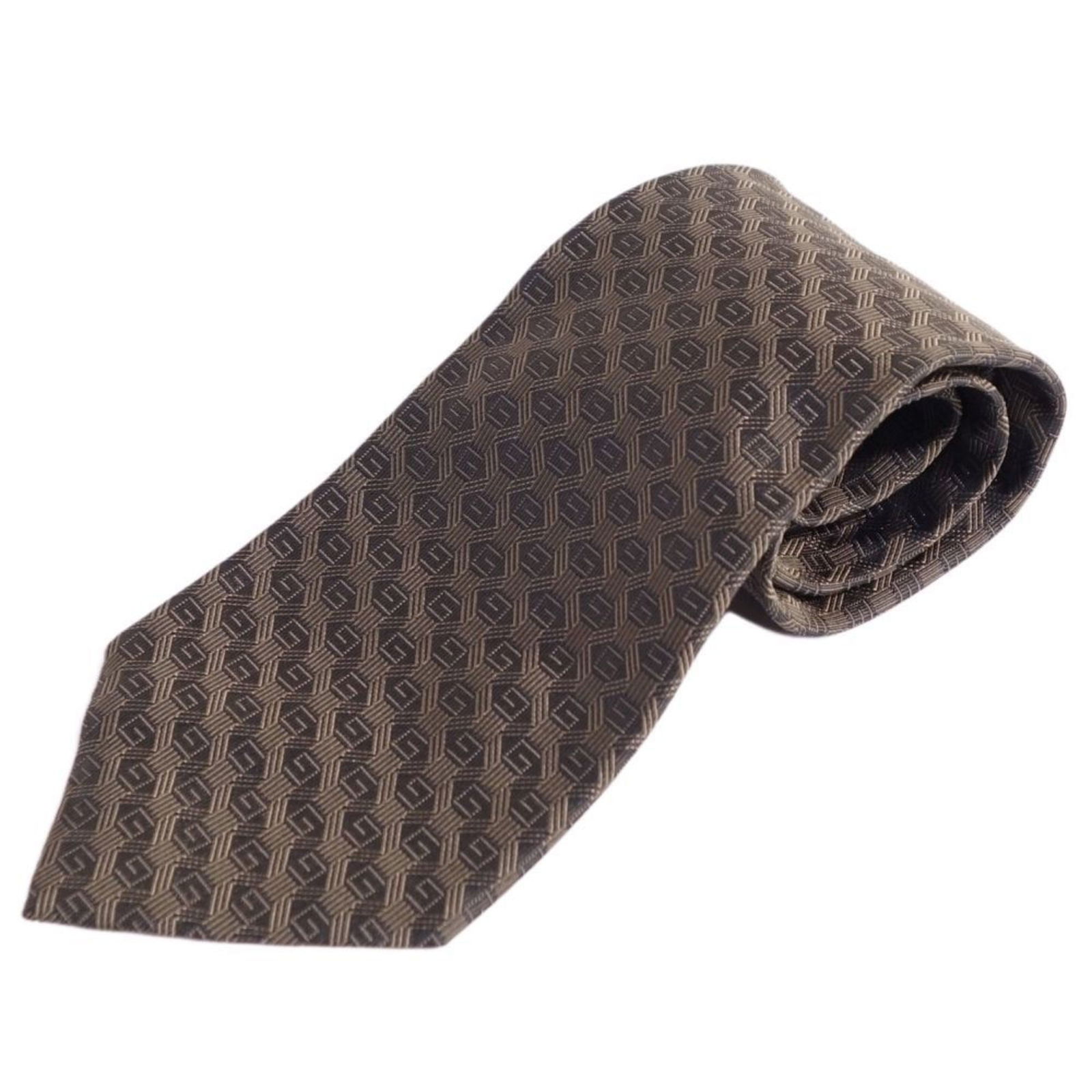 Gucci GUCCI tie G pattern silk 100% men's khaki: Gucci GUCCI tie G pattern silk 100% men's khaki Brand: Gucci Country of Origin: Italy Type: Cravat Gender: Men Color: Khaki Material: Silk100% Silk: 100% Total Length: 150cm / 59.05 Width: 9.5cm / 3.7