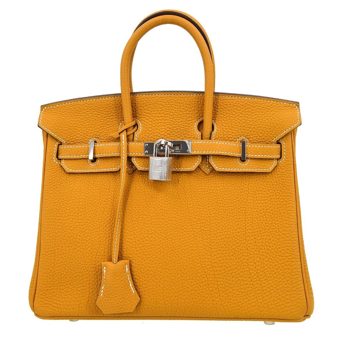 HERMES BIRKIN 25 Handbag Purse Veau Crispe Togo Natural sable 60* #H: HERMES BIRKIN 25 Handbag Purse Veau Crispe Togo Natural sable 60* #H Bag Width: 9.8 Bag Height: 7.5 Closure: Turn Lock Flap Occasion: Casual Handle/Strap Color: Beige Size: Small Handle Style: Double