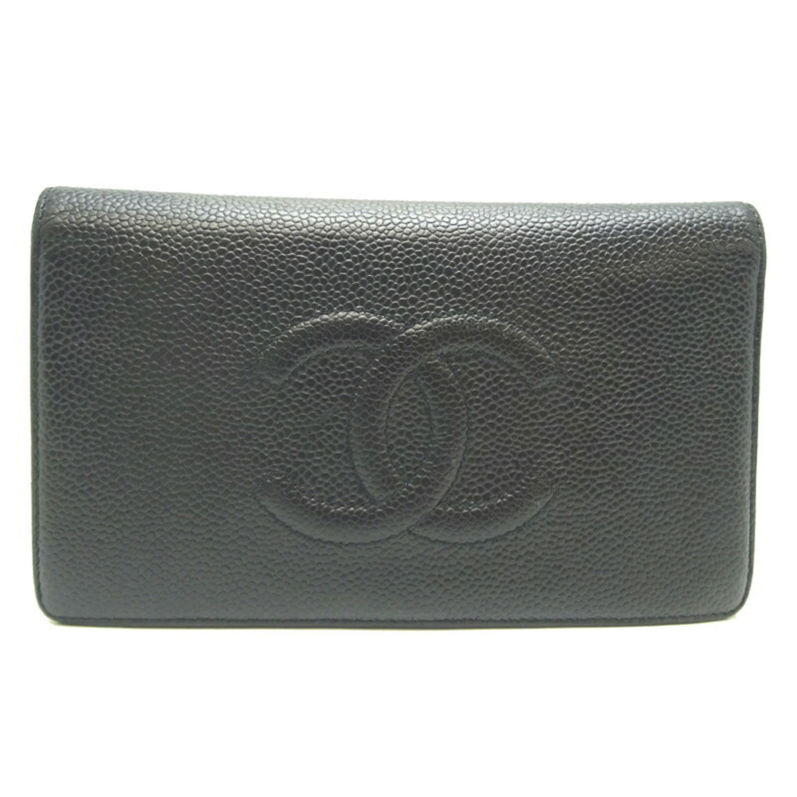 Chanel Cocomark Wallet Women's Bifold 8651 Caviar Skin Black: Chanel Cocomark Wallet Women's Bifold 8651 Caviar Skin Black Brand: Chanel Type: Wallet (bi-fold) Gender: Women Material: Caviar leather Caviar leather: Color: Black Closure: Flap Size (HxWxD): 10cm x