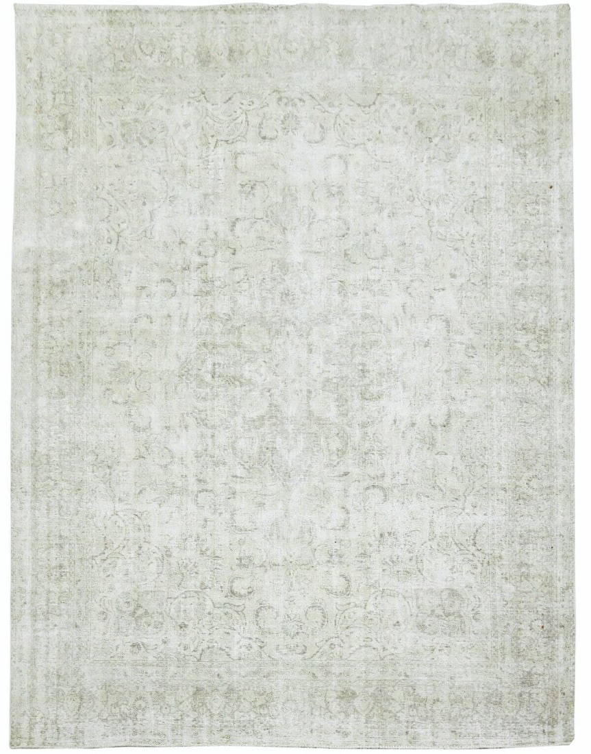 Living Room Decor Floral Classic 95x128 Distressed Vintage Oriental Rug