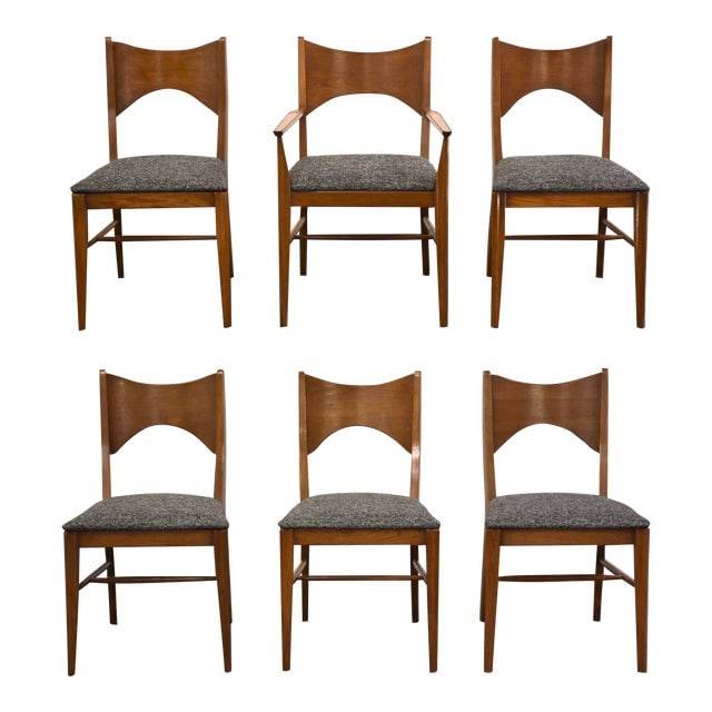 Broyhill Saga Dining Chairs Set Of 6 Auction