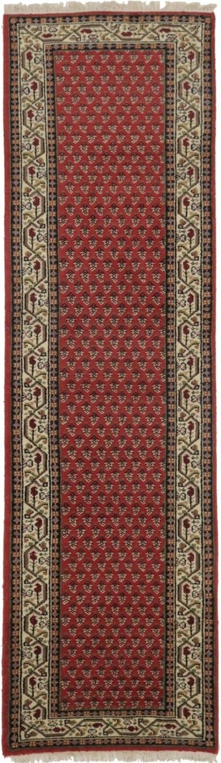 3X10 Allover Floral Indo Botemir Red Oriental Runner Rug Kitchen Carpet 27X96: 3X10 Allover Floral Indo Botemir Red Oriental Runner Rug Kitchen Carpet 27X96 Free continental US Shipping Type: Runners Color: Red Cream Black Beige Olive Green Gray Rusty Pink etc Size: 2"7 X 9"6 Ft