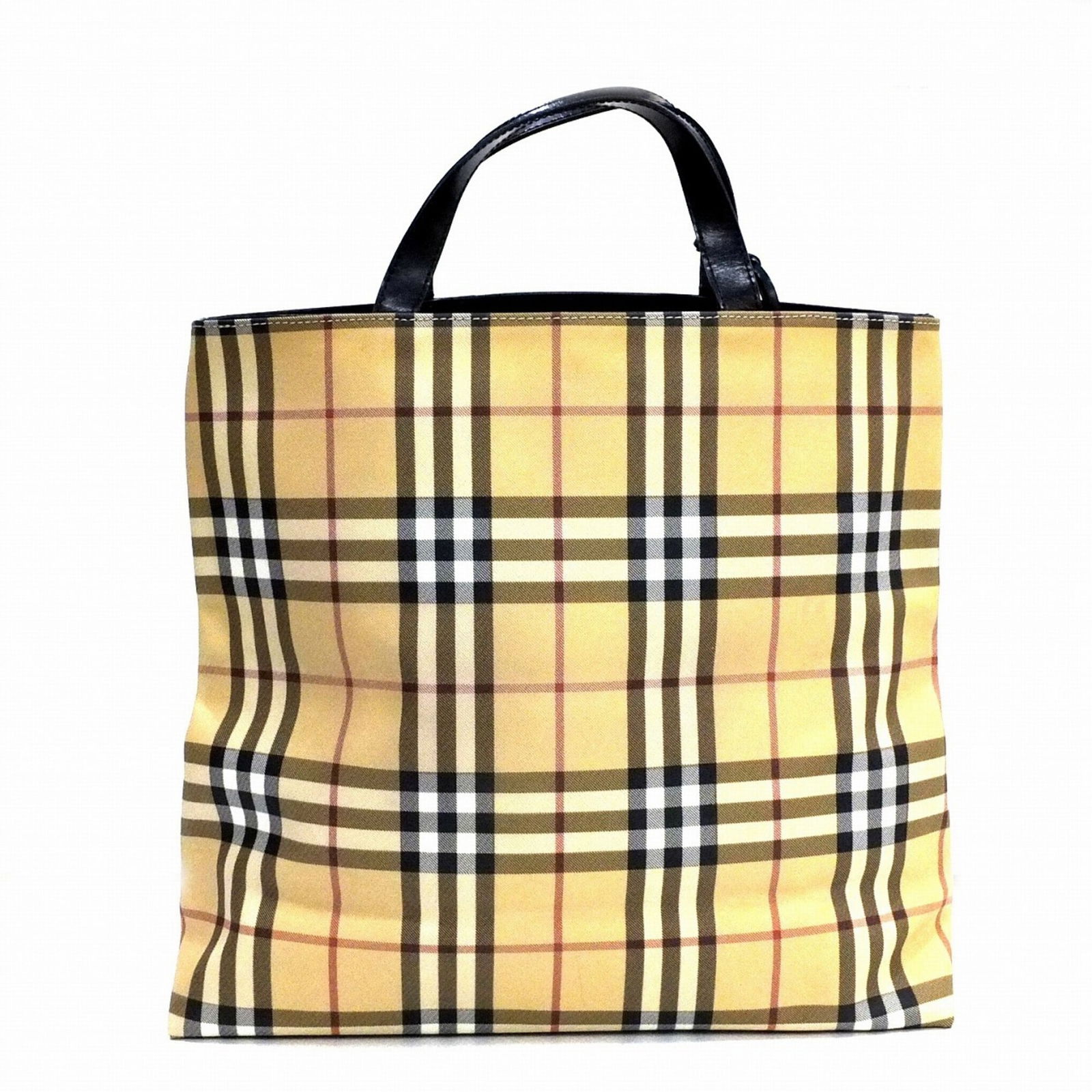 BURBERRY Burberry London Nova Check Tote Bag Beige Handbag Ladies: BURBERRY Burberry London Nova Check Tote Bag Beige Handbag Ladies Brand: Burberry Type: Handbag Tote bag Material: Canvas Canvas: Color: Beige Gender: Women Size (HxWxD): 33cm x 35.5cm x 12cm / 12.99