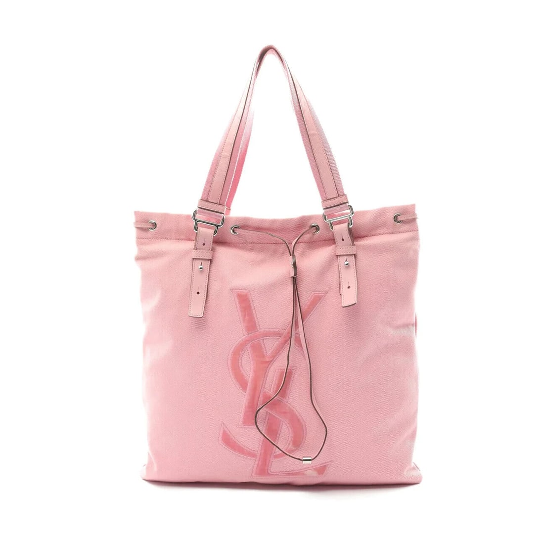 Saint Laurent YSL Logo Kahala Tote Bag Canvas Velor: Saint Laurent YSL Logo Kahala Tote Bag Canvas Velor Pattern: Solid Closure: Clasp Size: Small Lining Material: Fabric Exterior Material: Canvas Style Name: Kahala Lining Color: Black Exterior Color: P