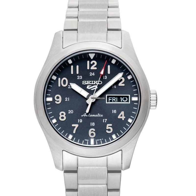 Seiko 5 Sports: Seiko 5 Sports Brand: Seiko Model: 5 Sports Dealer product code: 27085A Movement: Automatic Case material: Steel Bracelet material: Steel Year of production: Unknown Condition: Unworn(Mint condition w