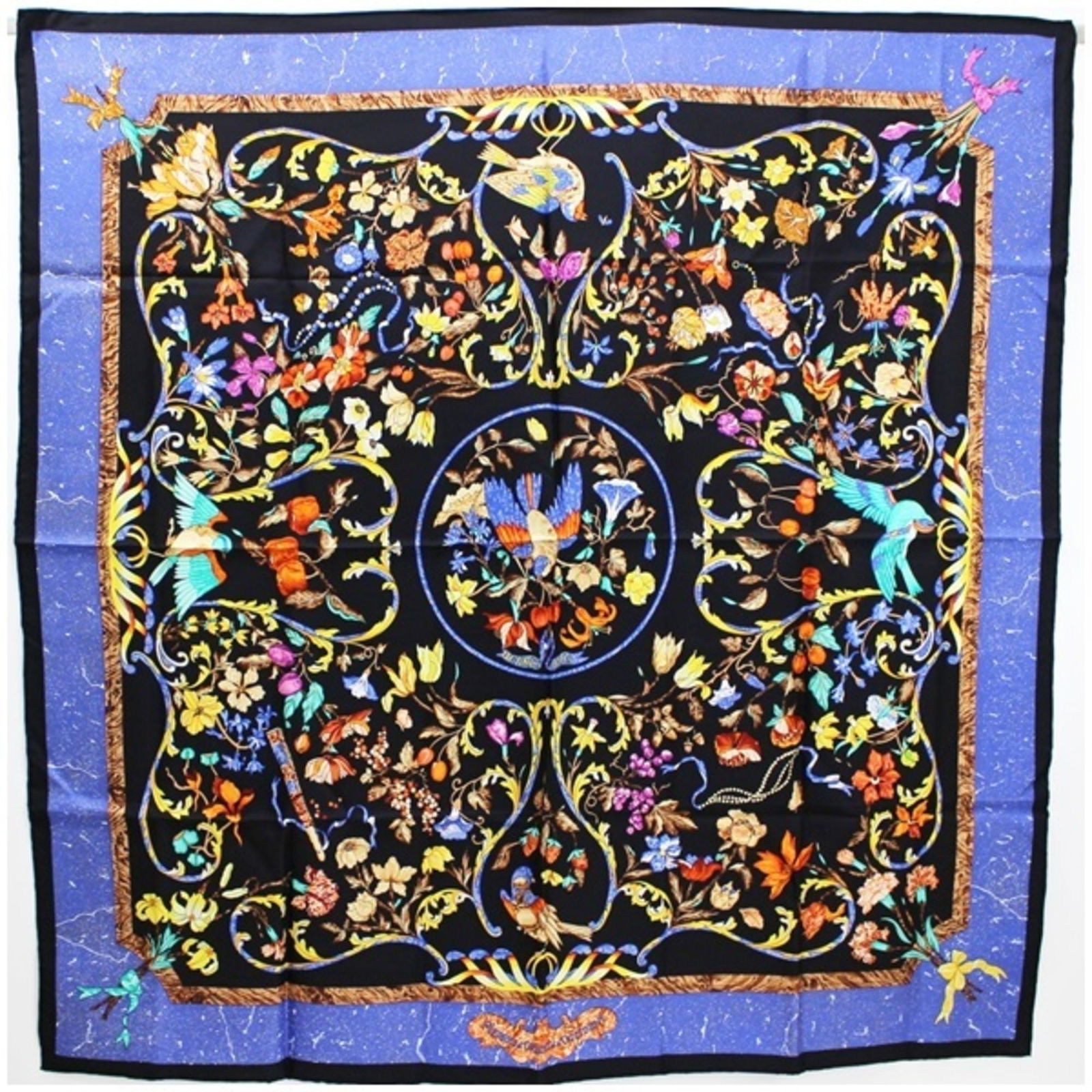 Hermes Silk Scarf Muffler Carre 90 "PIERRES d'ORIENT et d'OCCIDENT" Eastern and Western Stonework: Hermes Silk Scarf Muffler Carre 90 "PIERRES d'ORIENT et d'OCCIDENT" Eastern and Western Stonework Black x Multicolor HERMES | For Ladies Brand: Hermes Type: Scarf Gender: Men Women Color: Black Multi-