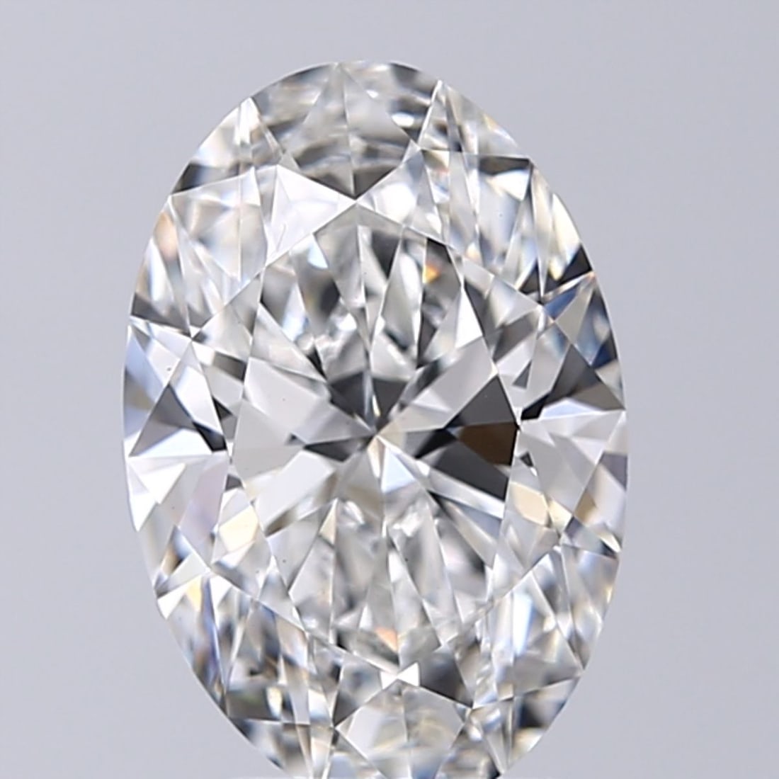 Ideal Loose Diamond - Oval 2.57ct F VS1: Ideal Loose Diamond - Oval 2.57ct F VS1 Ideal Cut: Yes Source: This is a real non-mined Diamond that has been grown in a lab Shape: Oval Carats: 2.57 Color: F Clarity: VS1 Ratio: 1.4987 Polish: EX Cut