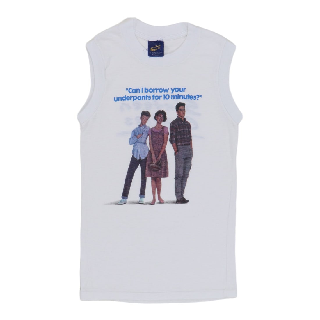 1984 Sixteen Candles Movie Promo Sleeveless Shirt: 1984 Sixteen Candles Movie Promo Sleeveless Shirt Original 1984 Sixteen Candles Movie Promo Sleeveless Shirt. This is a true vintage shirt, not a modern reproduction. Sizes vary so please use measurem
