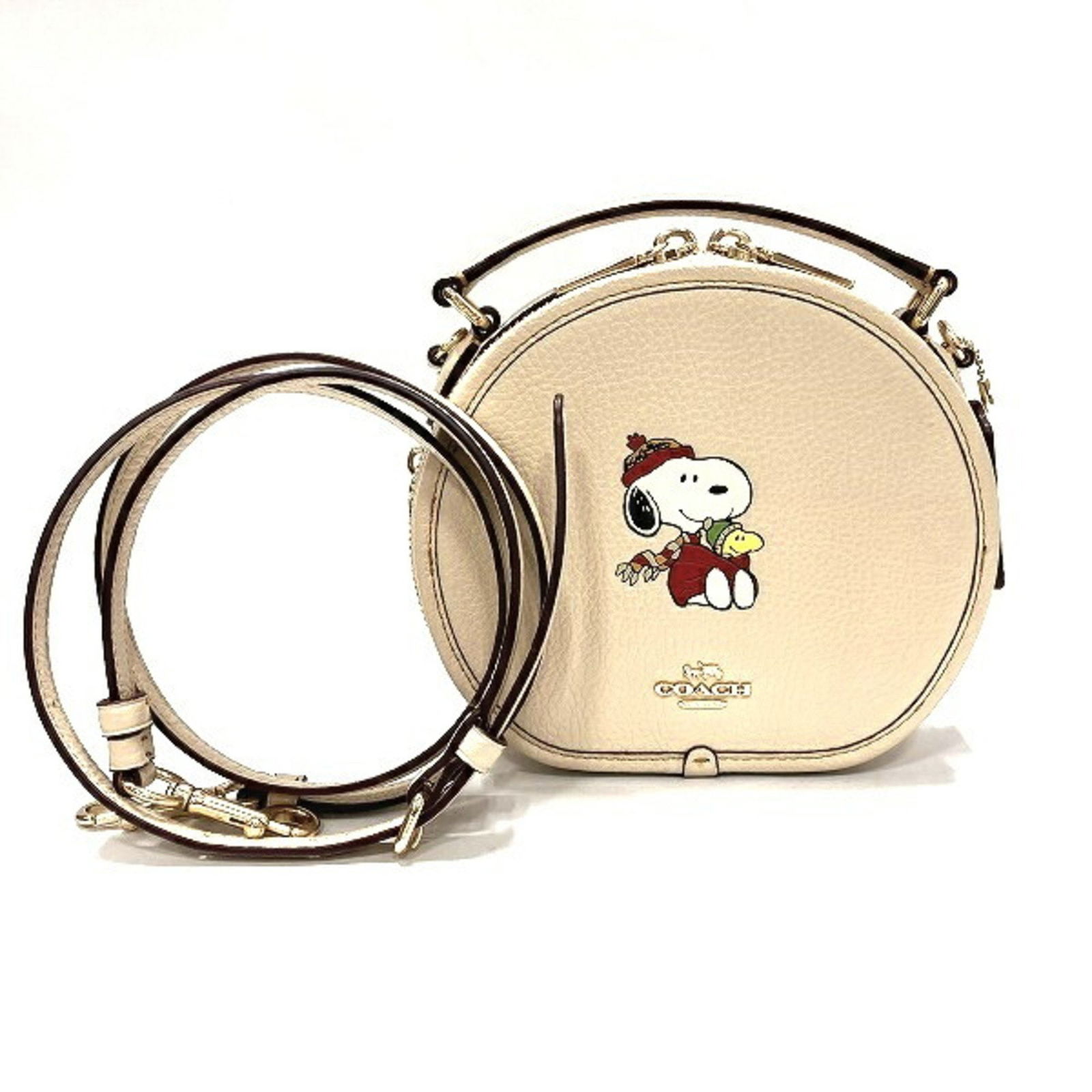 Coach COACH Canteen CE845 Peanuts Collaboration Snoopy 2WAY Shoulder Bag Handbag Ladies: Coach COACH Canteen CE845 Peanuts Collaboration Snoopy 2WAY Shoulder Bag Handbag Ladies Brand: Coach Model: CE845 Type: Handbag Shoulder bag Material: Leather Leather: Color: Beige Inner Pocket: Open