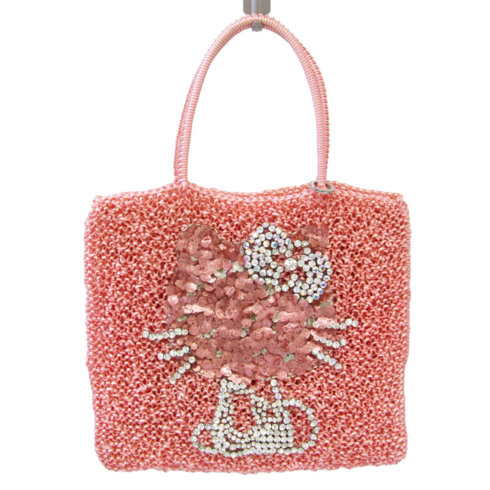 Anteprima Hello Kitty Women's Wire Rhinestone Handbag Clear Light Pink: Anteprima Hello Kitty Women's Wire Rhinestone Handbag Clear Light Pink Brand: Anteprima Model: Hello Kitty Country of Origin: China Type: Handbag Material: Wire Rhinestone Wire: Rhinestone: Color: Cle
