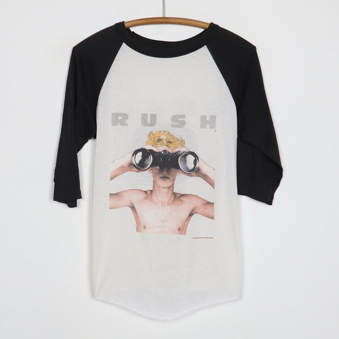 1985 Rush Power Windows Tour Jersey Shirt: 1985 Rush Power Windows Tour Jersey Shirt Original 1985 Rush Power Windows Tour Jersey Shirt. This is a true vintage shirt, not a modern reproduction. Sizes vary so please use measurements for best id