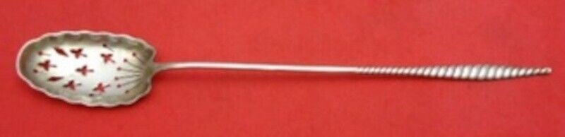 Oval Twist by Whiting Sterling Silver Olive Spoon Long Pierced Original 9": Oval Twist by Whiting Sterling Silver Olive Spoon Long Pierced Original 9" Pattern: Oval Twist Composition: Sterling Silver Type: Serving Spoon Maker: Whiting Age: 1850-1899 Oval twist by whitingsterl