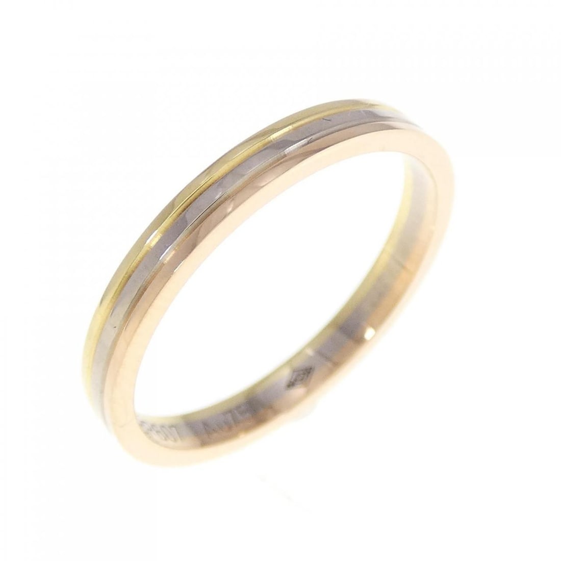 Cartier VENDOME Ring: Cartier VENDOME Ring Brand: Cartier Style: Ring Material: 750 Yellow Gold 750 White Gold 750 Pink Gold "Gender: Ladies" Size: 7-7.5 (US size) (54) Accessories: Comes with:Warranty Main Stone: No stone
