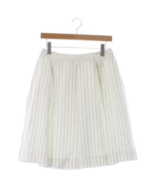 Rene Knee-length Skirt WhitexBlack 38(Approx. S): Rene Knee-length Skirt WhitexBlack 38(Approx. S) Brand: Rene Size: 2 (Approx. M) Size Type: Regular Type: Knee length skirt Color: WhitexBlack(Stripe Pattern)_0516 Vintage: No Season: Spring Summer Ha