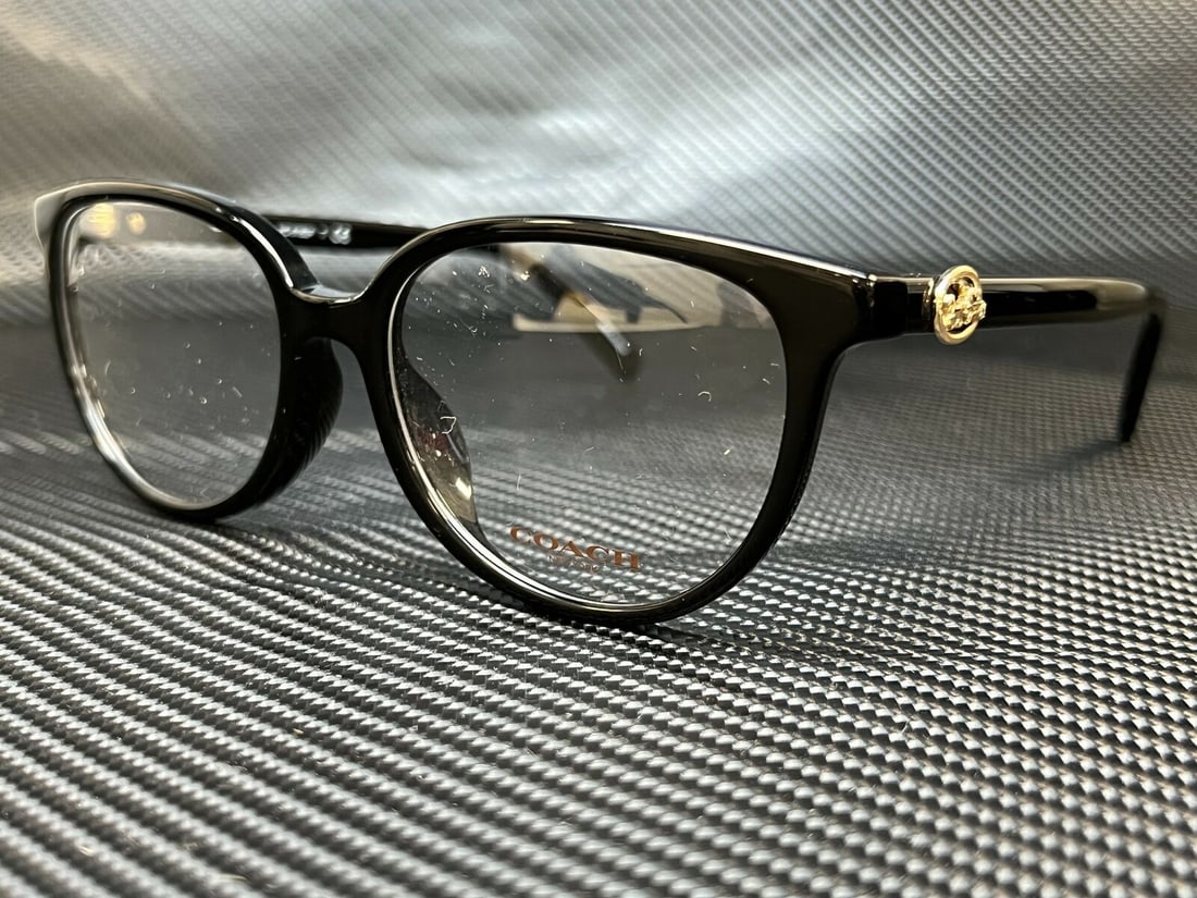 COACH HC6182F 5002 Black Round Womens 55 mm Eyeglasses: COACH HC6182F 5002 Black Round Womens 55 mm Eyeglasses Frame Color: Black Type: Eyeglasses Style: Round New The BIDHAUS Guarantee: All items in this auction are guaranteed to be 100% authentic. At You