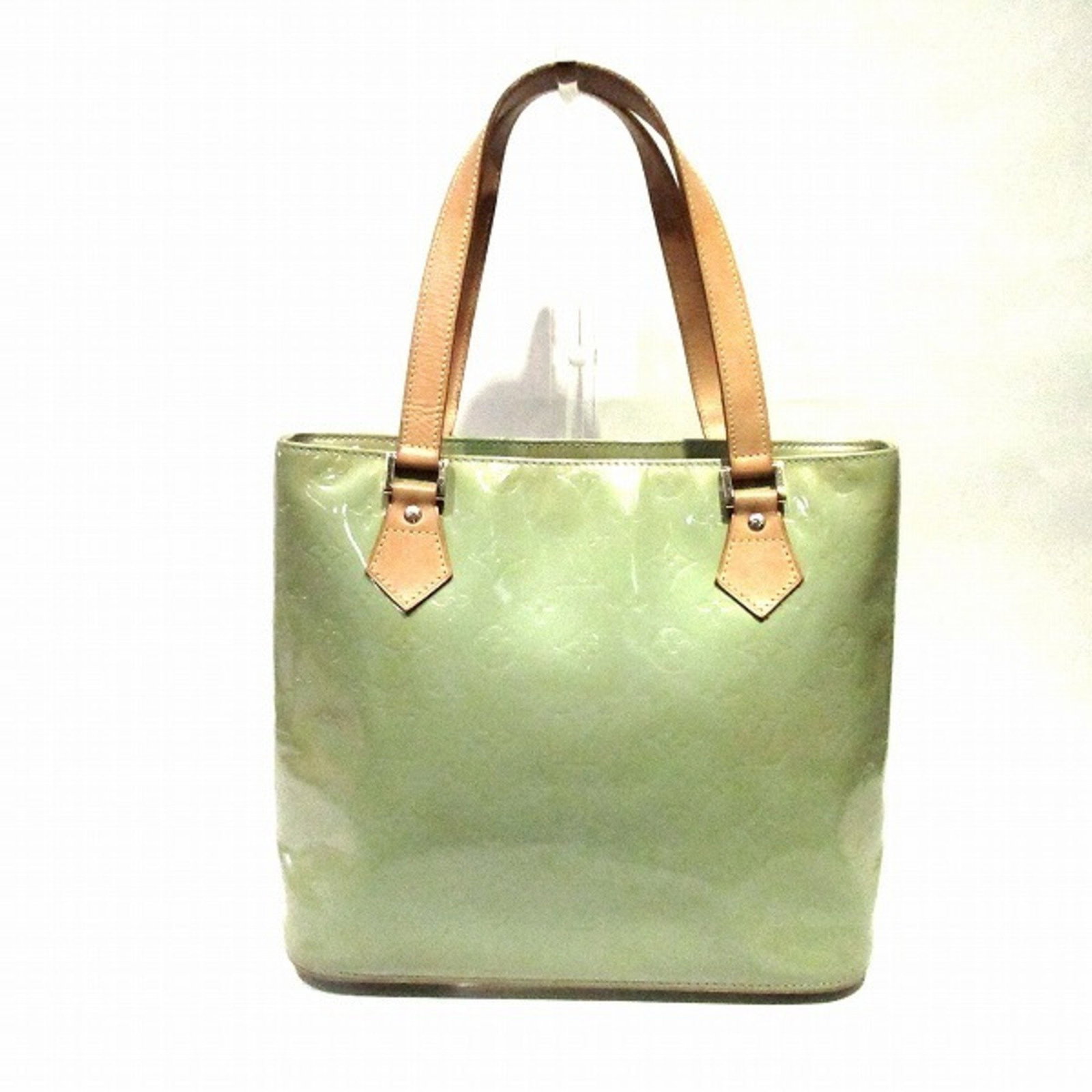Louis Vuitton Vernis Houston M91053 Bag Handbag Ladies: Louis Vuitton Vernis Houston M91053 Bag Handbag Ladies Brand: Louis Vuitton Type: Handbag Material: Patent leather Patent leather: Color: Green Gender: Women Size (HxWxD): 25cm x 29cm x 14.5cm / 9.84 