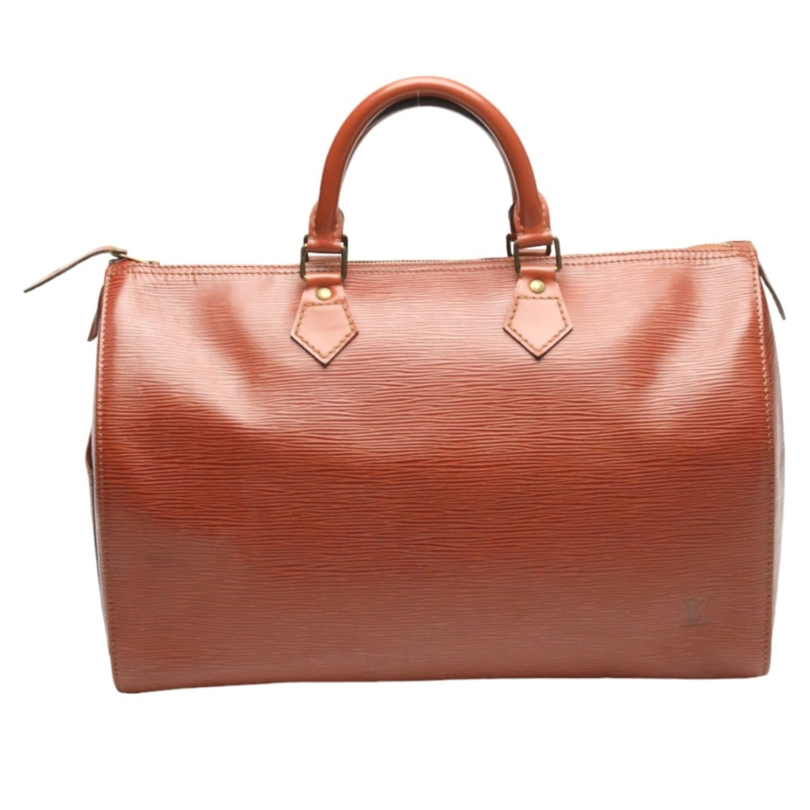 LOUIS VUITTON Mini Boston Epi Speedy 35 M43013 Louis Vuitton Brown Handbag LV: LOUIS VUITTON Mini Boston Epi Speedy 35 M43013 Louis Vuitton Brown Handbag LV Brand: Louis Vuitton Type: Handbag Material: Epi leather Epi leather: Color: Brown Gender: Women Size (HxWxD): 33.5cm x 18