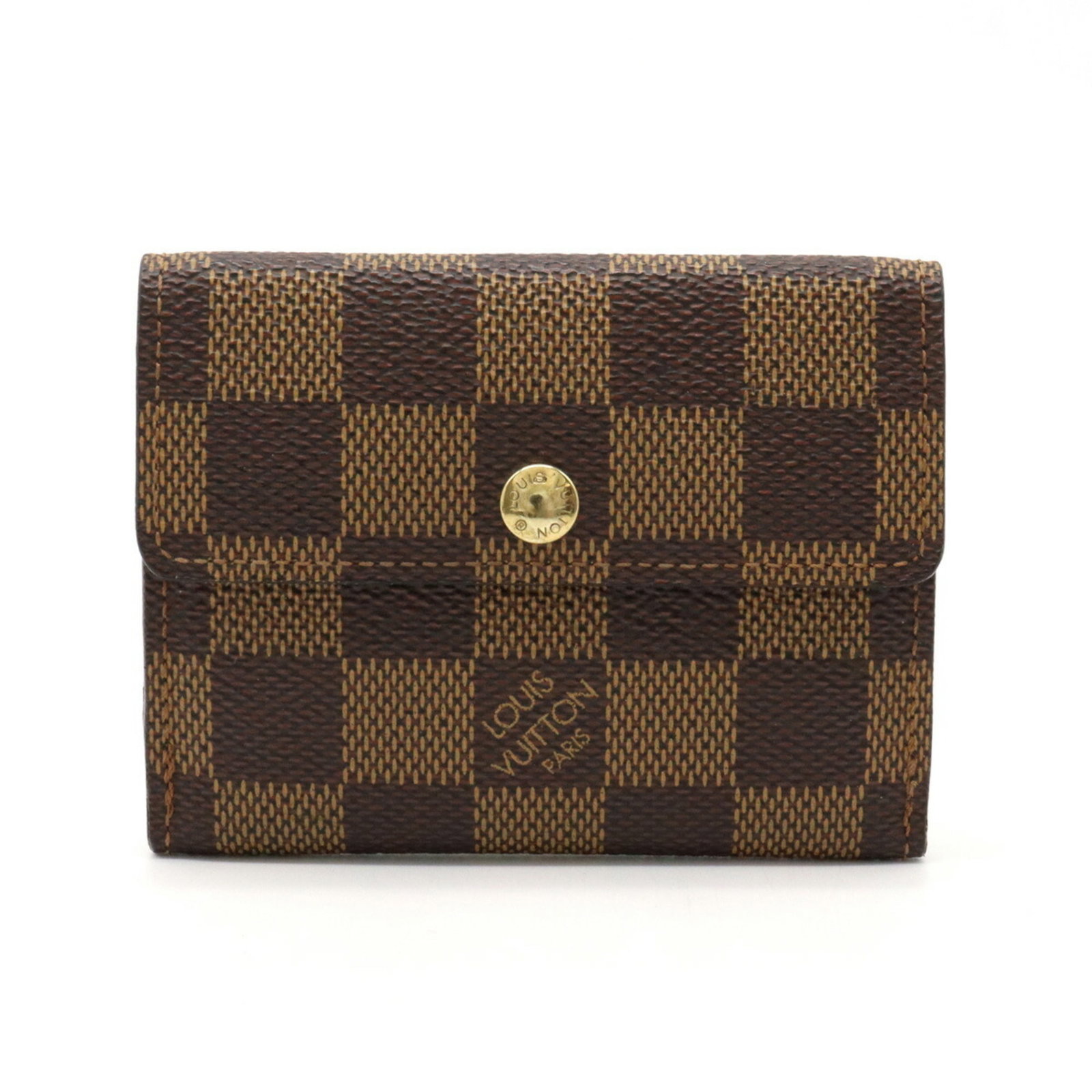 LOUIS VUITTON Louis Vuitton Damier Ludlow Coin Case Purse N62925: LOUIS VUITTON Louis Vuitton Damier Ludlow Coin Case Purse N62925 Brand: Louis Vuitton Line: Damier Type: Coin purse/coin case Gender: Women Men Material: PVC PVC: Size (HxWxD): 8cm x 10cm / 3.14 x 3.9