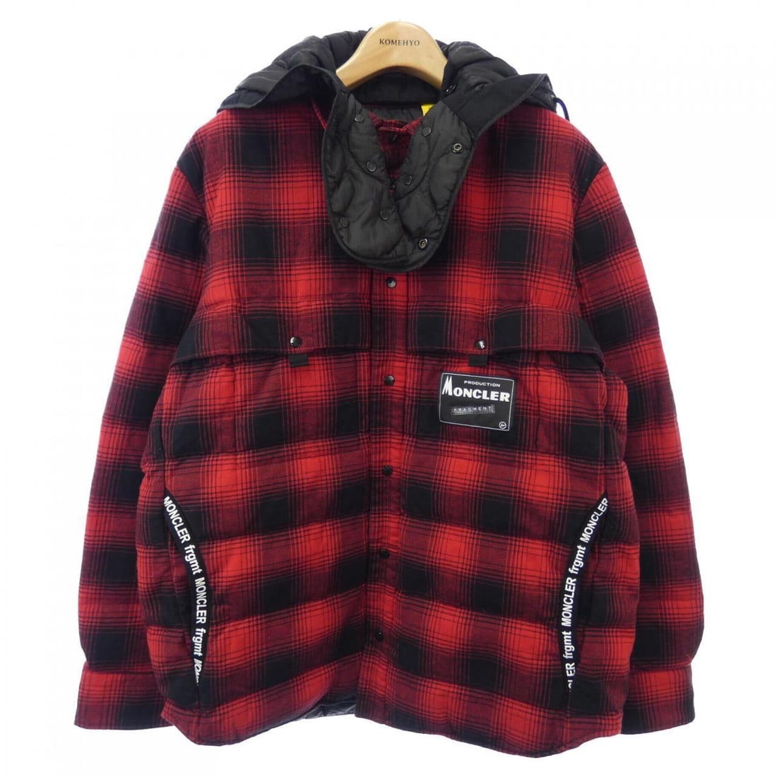 MONCLER Genius GENIUS Down Jackets: MONCLER Genius GENIUS Down Jackets Brand: MONCLER Genius Style: JACKET Color: Red "Gender: Mens" Size: 5 Size Type: Regular Type: JACKET B: Reasonable Wear and Tear The BIDHAUS Guarantee: All items in