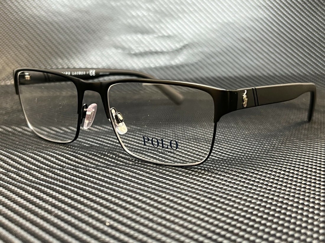 Ralph Lauren Polo PH1175 9038 Matte Black Rectangle Square Mens 56 mm Eyeglasse: Ralph Lauren Polo PH1175 9038 Matte Black Rectangle Square Mens 56 mm Eyeglasse Style: Rectangle Type: Eyeglasses Frame Color: Black New The BIDHAUS Guarantee: All items in this auction are guaranteed