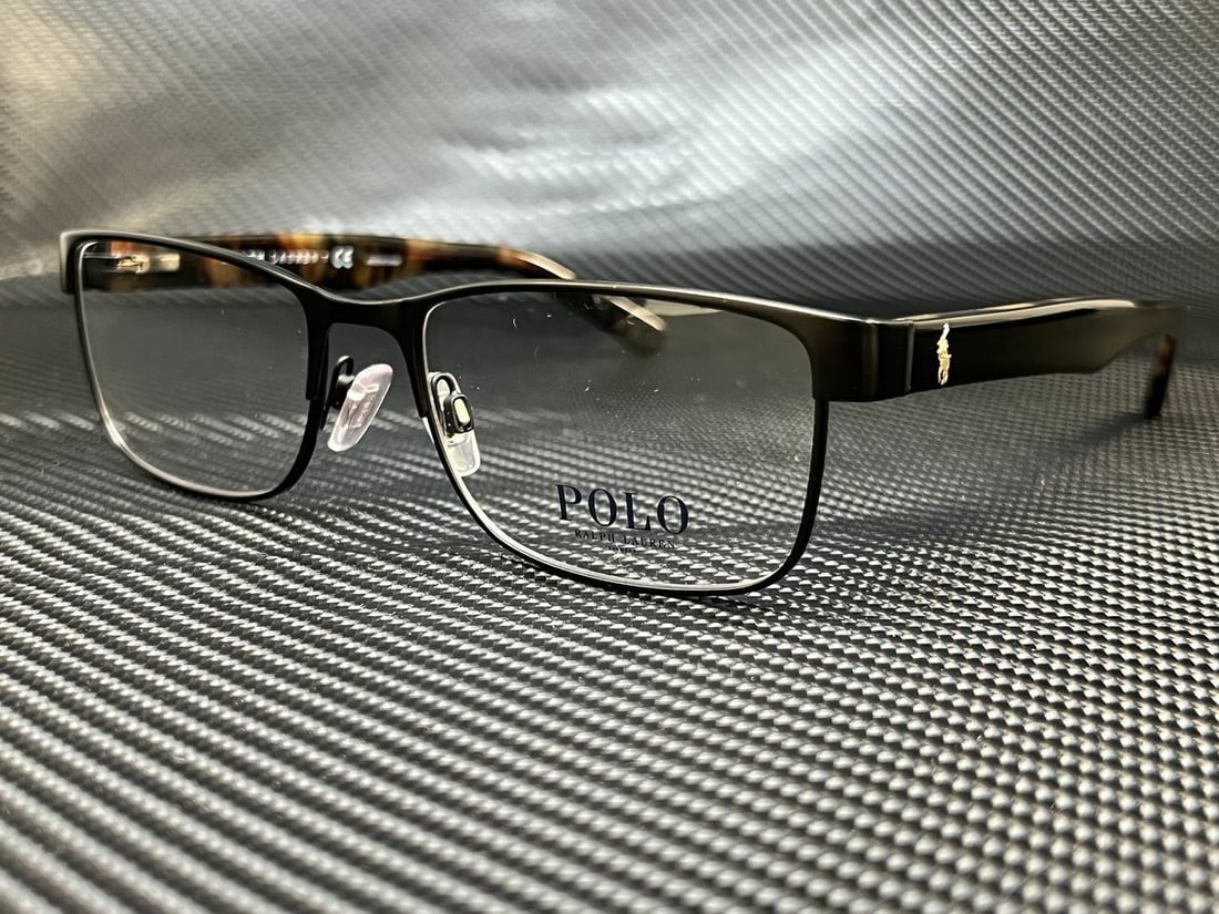 Ralph Lauren Polo PH1157 9038 Matte Black Square Rectangle Mens 55 mm Eyeglasse: Ralph Lauren Polo PH1157 9038 Matte Black Square Rectangle Mens 55 mm Eyeglasse Frame Color: Black Style: Rectangle Type: Eyeglasses New The BIDHAUS Guarantee: All items in this auction are guaranteed