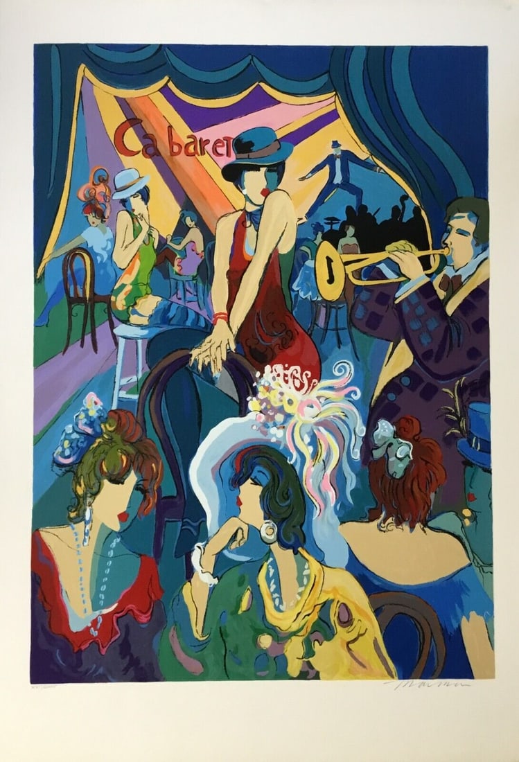 Isaac Maimon Cabaret Pencil Signed & Numbered L/ED Serigraph Print: Isaac Maimon Cabaret Pencil Signed & Numbered L/ED Serigraph Print Unit Of Sale: Single Piece Artist: Isaac Maimon Signed By: Isaac Maimon Size: Medium Item Length: 30 in Region Of Origin: USA Framing