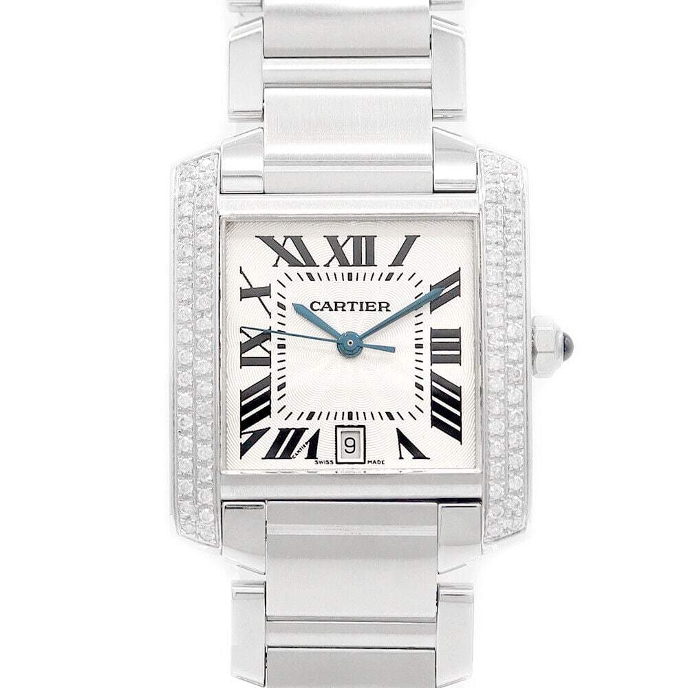 Cartier Tank Francaise Lm W51002q3 Ladies Watch Auction