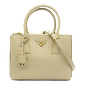 PRADA 2wayShoulder Beige Safiano leather 1BA863NZVF0036 (1 of 8)