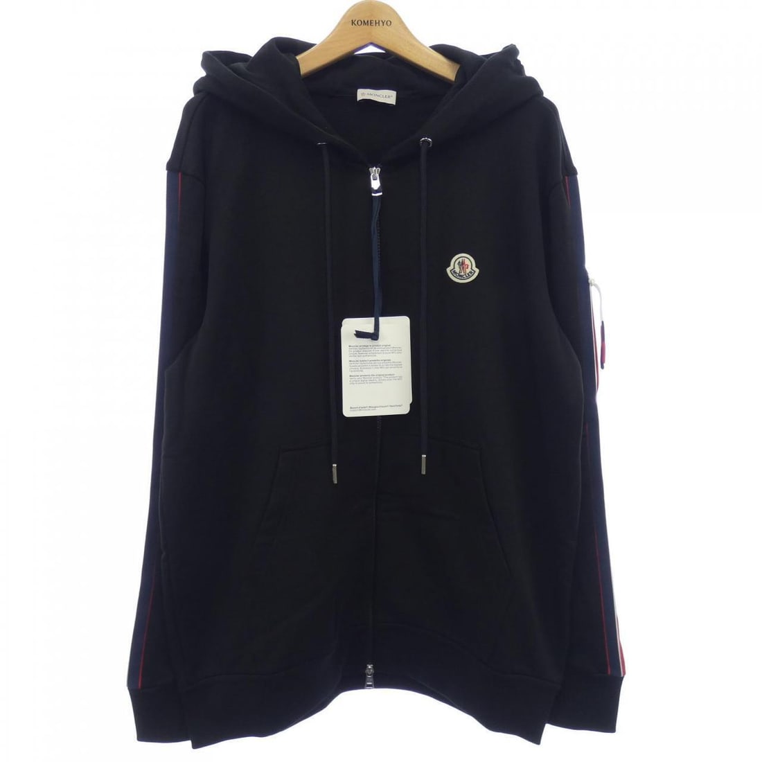 MONCLER Hoodies: MONCLER Hoodies Brand: MONCLER Style: SWEAT SHIRT Color: Black "Gender: Mens " Size: XL Size Type: Regular Type: SWEAT SHIRT B: Reasonable Wear and Tear The BIDHAUS Guarantee: All items in this auctio