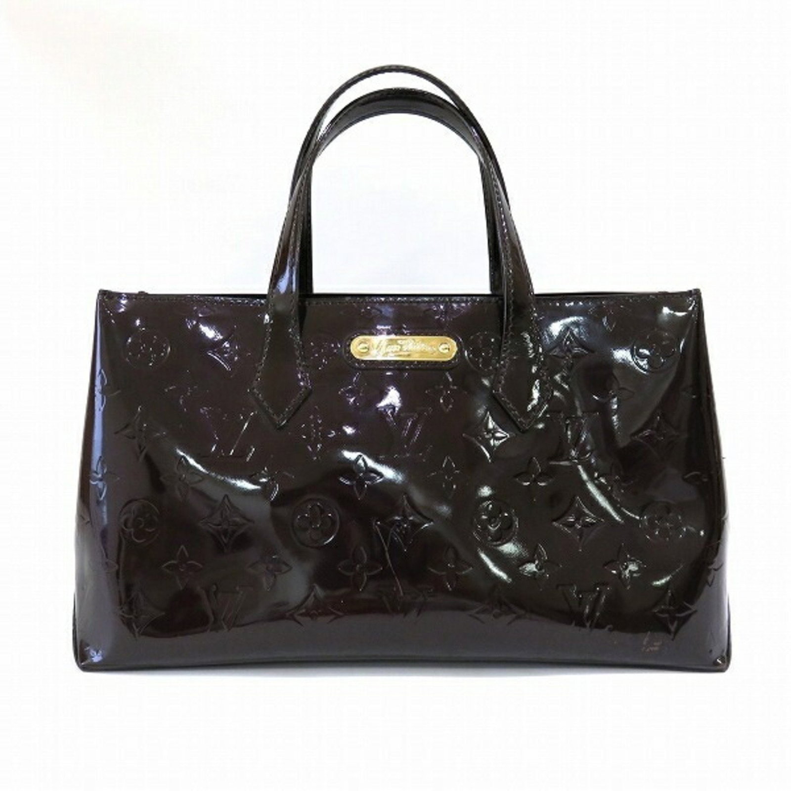 Louis Vuitton Vernis Wilshire PM M93641 Bag Handbag Ladies: Louis Vuitton Vernis Wilshire PM M93641 Bag Handbag Ladies Brand: Louis Vuitton Line: Monogram Vernis Model: M93641 Type: Handbag Material: Leather Leather: Leather/Fur Type: Enamel Leather Color: Ama