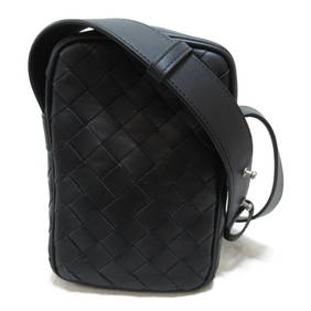 BOTTEGA VENETA Shoulder pouch Black Calfskin (cowhide) 729296VCPQ38803 (1 of 9)