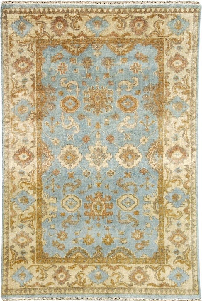 3 x 7 Maya Blue New Sarouk Runner: 3 x 7 Maya Blue New Sarouk Runner Free continental US Shipping Size in Feet: Width: 3 x Length: 7 Size in Inches: Width: 36 in x Length: 84 in Colors: Maya Blue Ivory Weave: 100% Handmade Pile: 3/8 Wo
