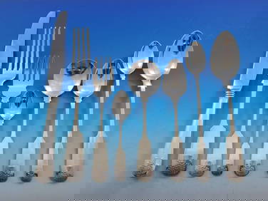 Sheaf of Wheat by Durgin Gorham Sterling Silver Flatware Service 99 pcs Dinner (1 of 8)