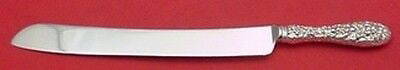Rose by Stieff Sterling Silver Wedding Cake Knife HH w/Stainless Custom 12 1/4" (1 of 1)