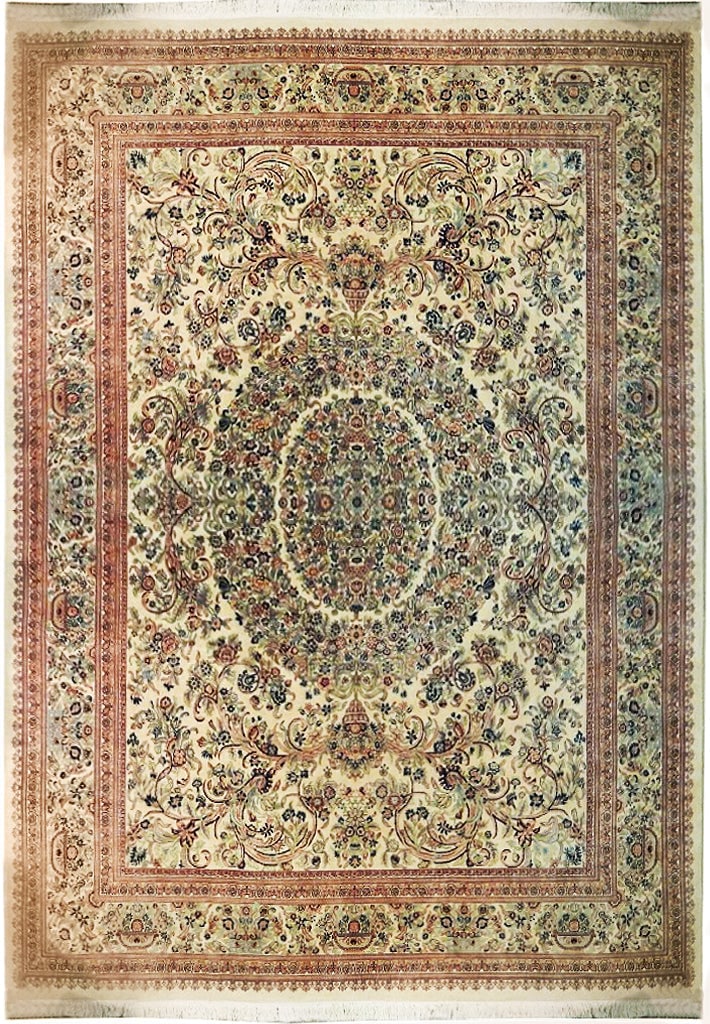 11 x 15 Ivory High End 18/18 Quality Aubusson Rug: 11 x 15 Ivory High End 18/18 Quality Aubusson Rug Free continental US Shipping Size in Feet: Width: 11 x Length: 15 Size in Inches: Width: 132 in x Length: 180 in Colors: Ivory Sage Weave: 100% Handma