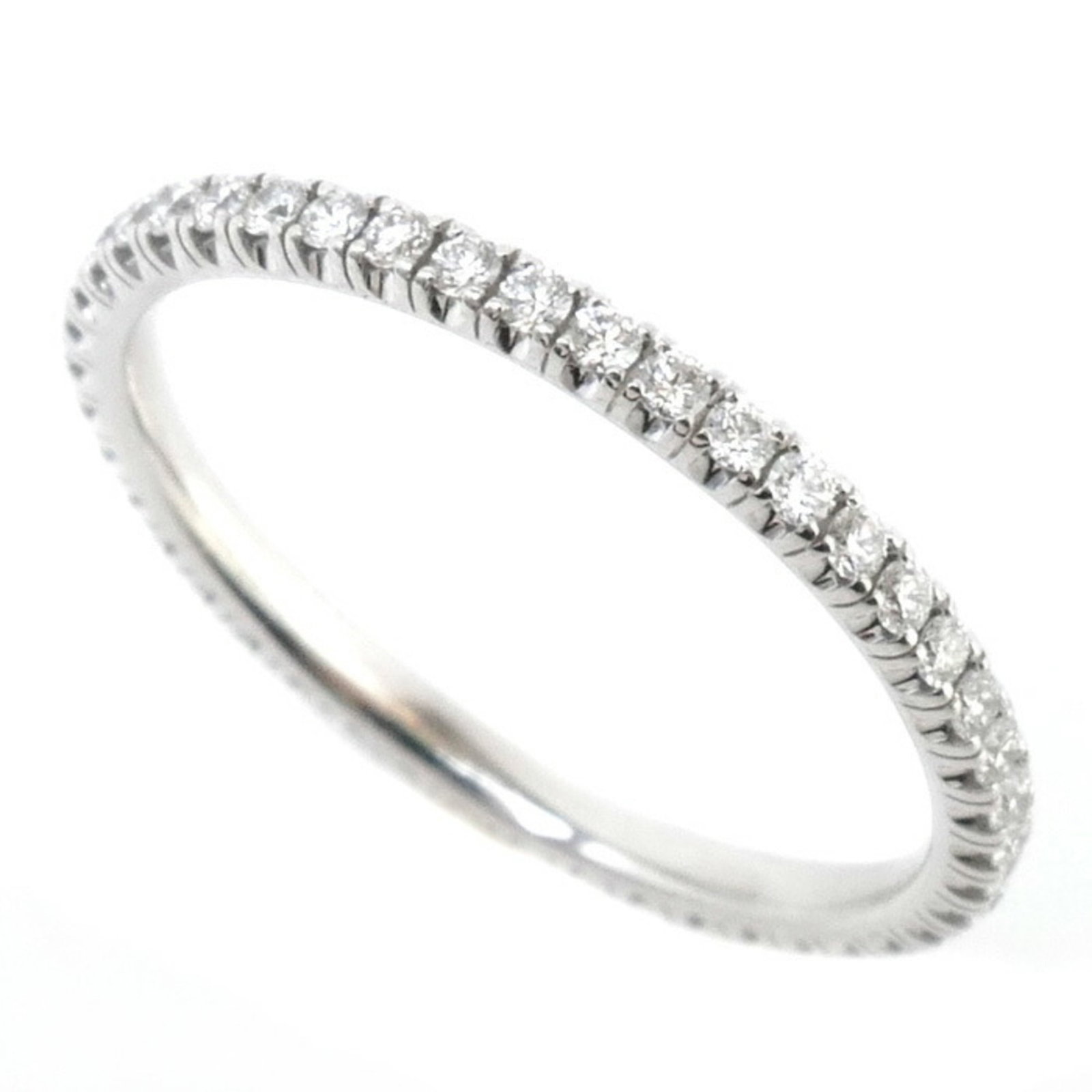 CARTIER K18WG White Gold Etancel de Cartier Wedding Full Eternity Ring B4210446 Diamond No. 6 46: CARTIER K18WG White Gold Etancel de Cartier Wedding Full Eternity Ring B4210446 Diamond No. 6 46 1.0g Ladies Brand: Cartier Model: B4210446 Country of Origin: France Type: Band ring Gender: Women Mate