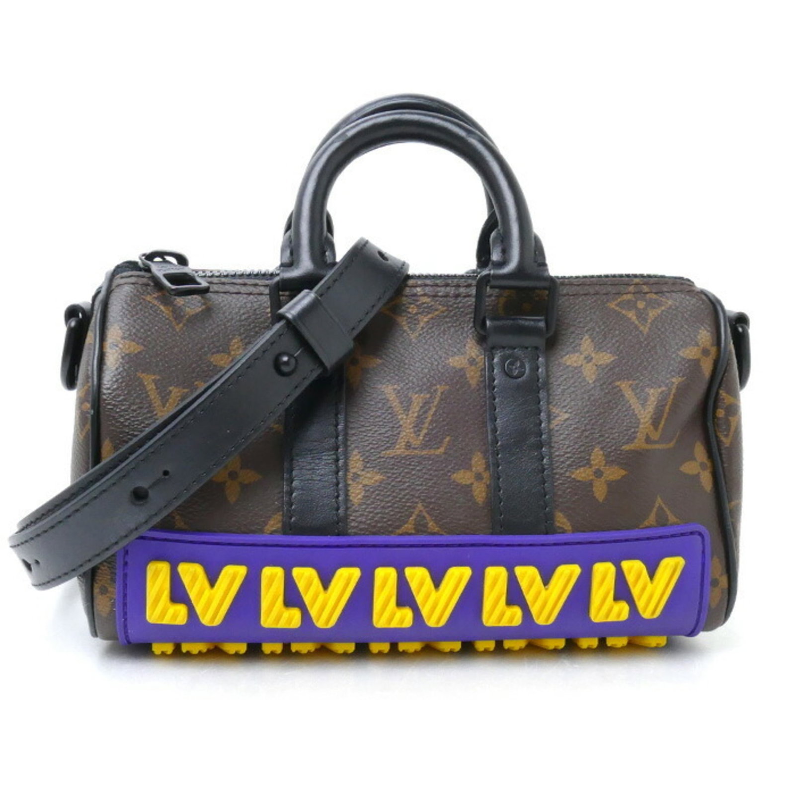 LOUIS VUITTON Rubber Keepall XS 2Way Shoulder Bag Monogram M45788 Women's: LOUIS VUITTON Rubber Keepall XS 2Way Shoulder Bag Monogram M45788 Women's Brand: Louis Vuitton Model: M45788 Country of Origin: France Type: Shoulder bag Material: Canvas Canvas: Color: Brown Gender: 