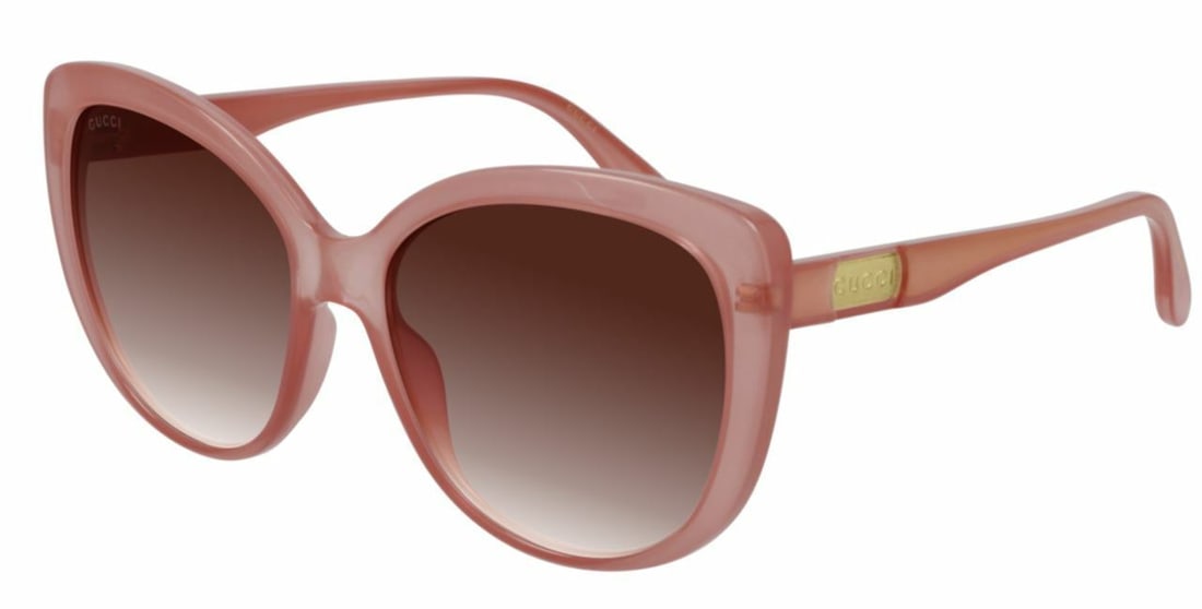 GUCCI GG0789S 003 Pink Square Rectangle Womens 57 mm Sunglasses: GUCCI GG0789S 003 Pink Square Rectangle Womens 57 mm Sunglasses Frame Color: Pink Style: Rectangle Type: Sunglasses New The BIDHAUS Guarantee: All items in this auction are guaranteed to be 100% authe