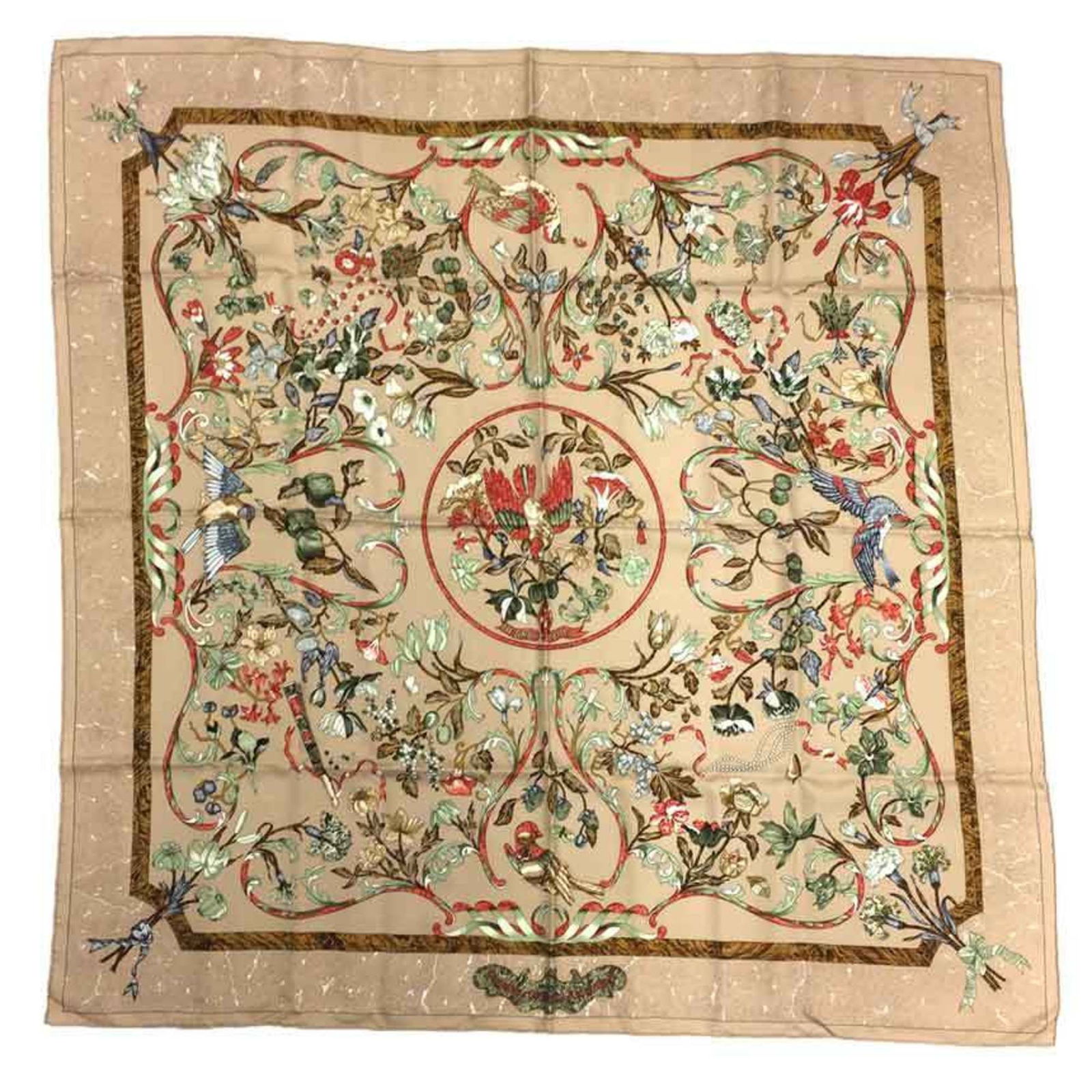 HERMES Hermes Carre 90 Scarf Muffler PIERRES D'ORIENT ET D'OCCIDENT Oriental Stone and Western: HERMES Hermes Carre 90 Scarf Muffler PIERRES D'ORIENT ET D'OCCIDENT Oriental Stone and Western Stonework Beige 100% Silk aq6987 Brand: Hermes Type: Scarf Gender: Men Women Color: Beige Material: Silk