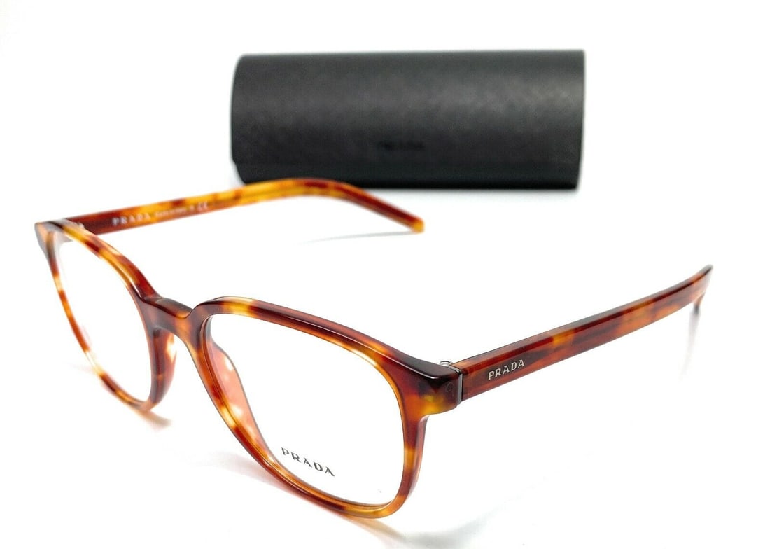 Prada PR 07XV 4BW1O1 Havana Mens Eyeglasses Frame 54 mm: Prada PR 07XV 4BW1O1 Havana Mens Eyeglasses Frame 54 mm Type: Eyeglasses Frame Color: Havana Frame Material: Metal Lens Socket Width: 54 mm Temple Length: 145 mm Bridge Width: 19 mm New The BIDHAUS Gu
