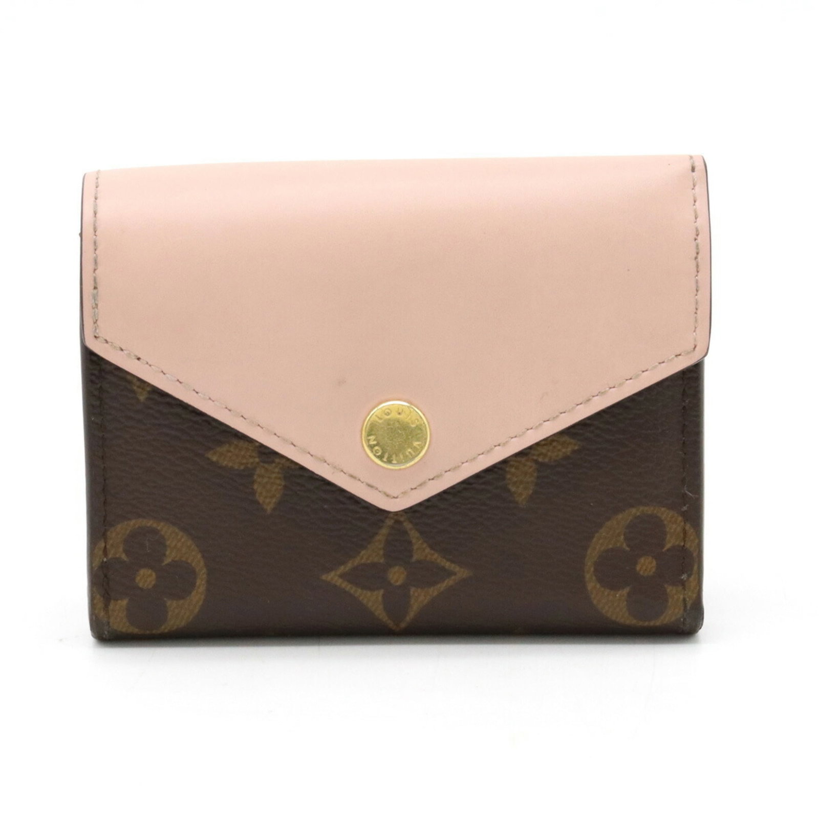 LOUIS VUITTON Monogram Portefeuille Zoe Trifold Wallet Leather Rose Ballerine Pink M62933: LOUIS VUITTON Monogram Portefeuille Zoe Trifold Wallet Leather Rose Ballerine Pink M62933 Brand: Louis Vuitton Line: Monogram Model: M62933 Type: Wallet (tri-fold) Gender: Women Material: Monogram Mon