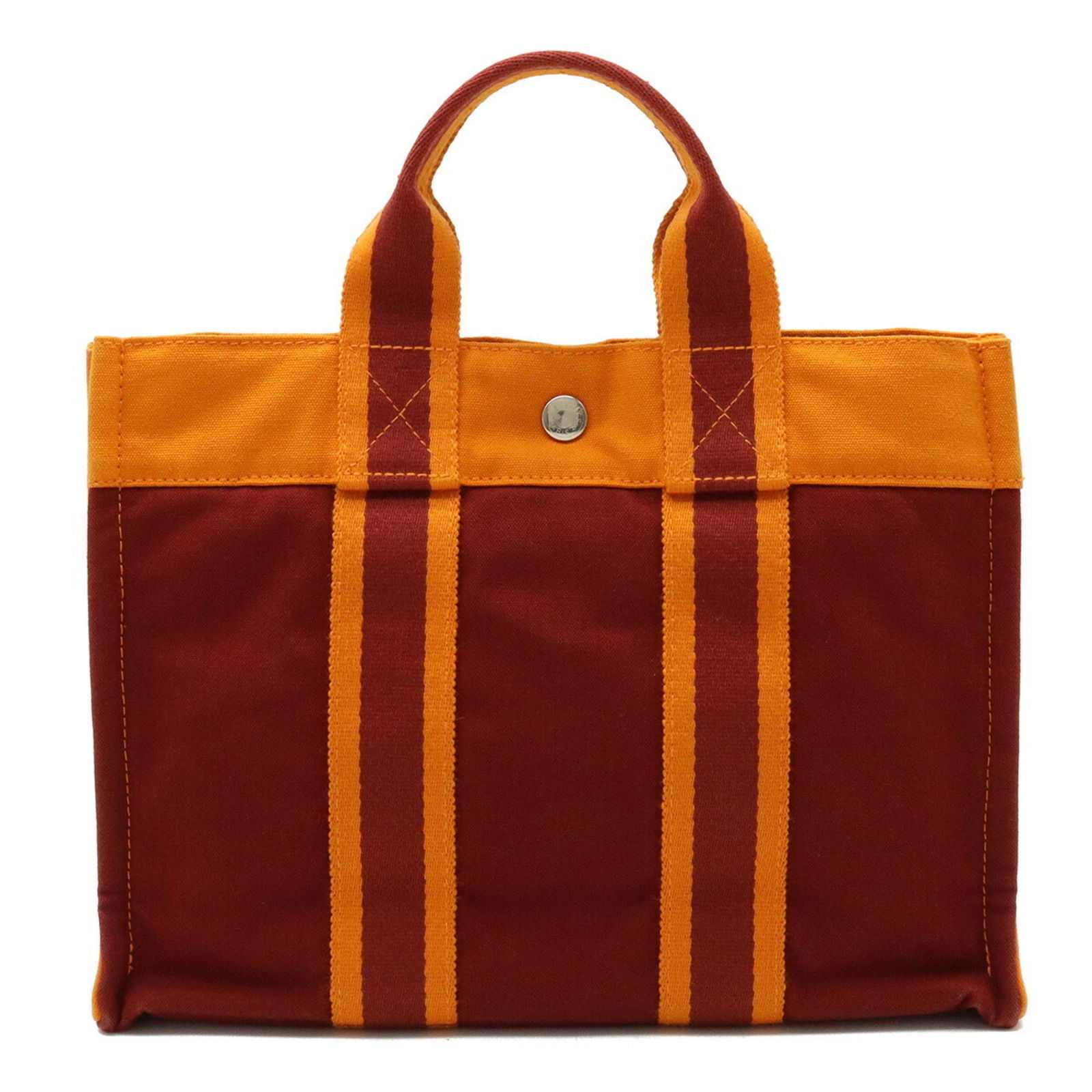 HERMES Four Toe Tote PM Bag Handbag Canvas Orange Bordeaux 2002 Hawaii French Festival Limited: HERMES Four Toe Tote PM Bag Handbag Canvas Orange Bordeaux 2002 Hawaii French Festival Limited Brand: Hermes Line: Fourre Tout Type: Handbag Tote bag Material: Canvas Canvas: Color: Bordeaux Orange Ge