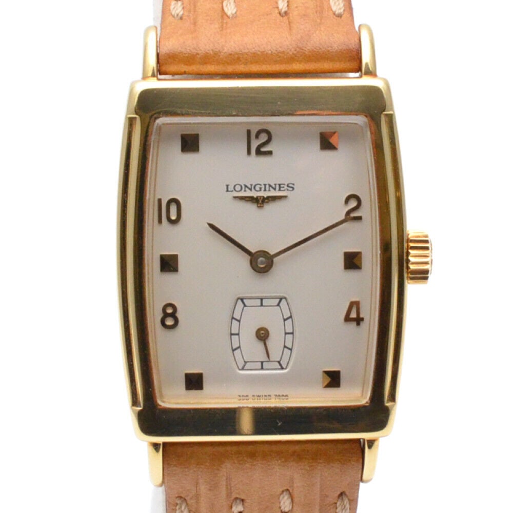 LONGINES Small Second L7.981.6 Antique Ladies Watch: LONGINES Small Second L7.981.6 Antique Ladies Watch Type: wristwatch brand LONGINES Model number L7.981.6 Product name small seconds antique Color Dial: ivory Belt: brown specification Movement: Manua