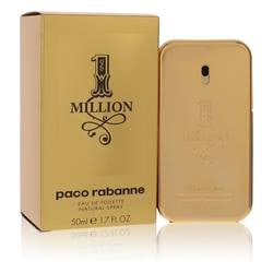 1 Million Eau De Toilette Spray By Paco Rabanne: 1 Million Eau De Toilette Spray By Paco Rabanne 1 Million Cologne by Paco Rabanne, Inspired by rabanne's metallic fashions,1 million was in particular a 1967 dress worn by singer hardy. The fragrance